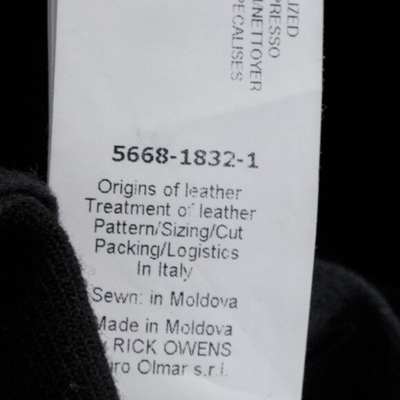 Rick Owens SS 2015 Faul Cowl Stooges Leather Jacket - Picture 11 of 11